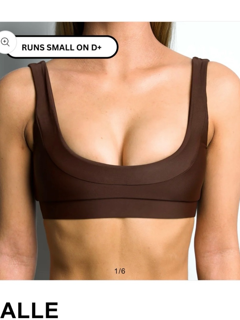 93 Play Street Bikini SET Halle top and Carson Bottoms XS and Small NWT cacao